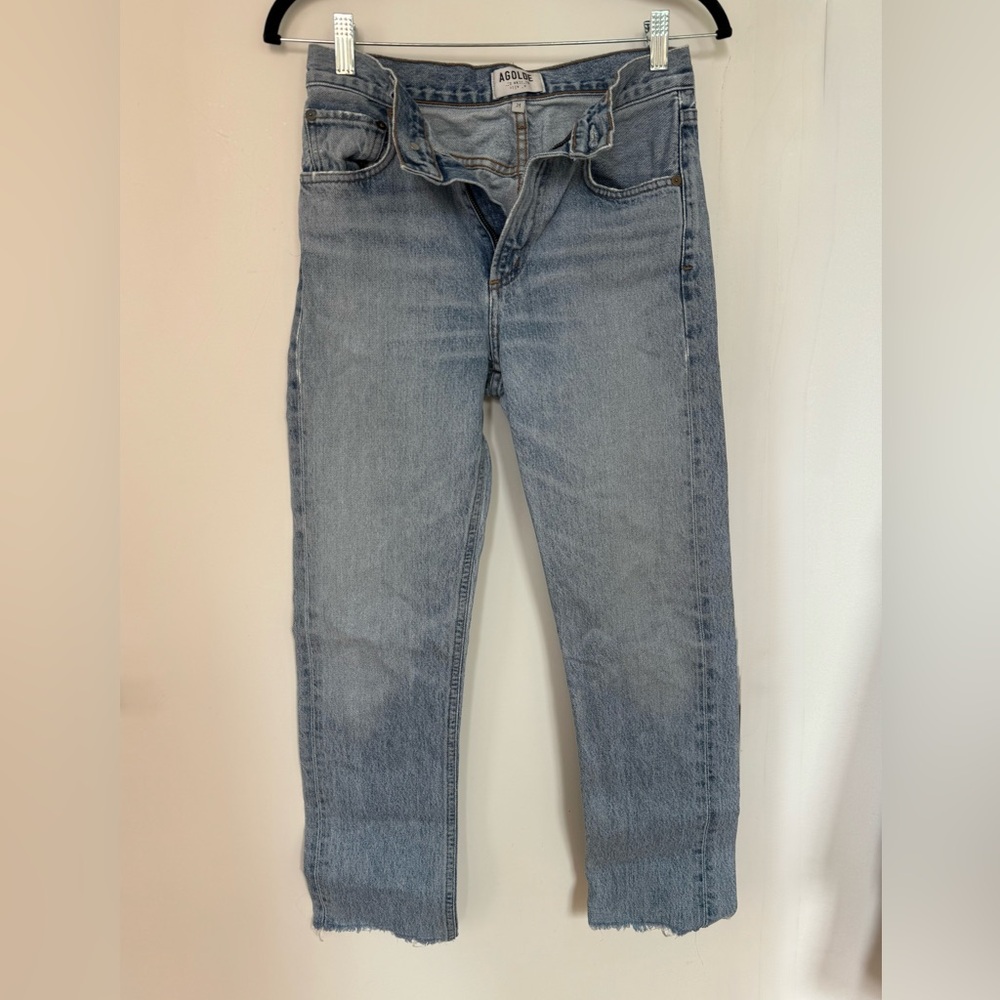 Agolde Light Blue Men's Straight Jeans